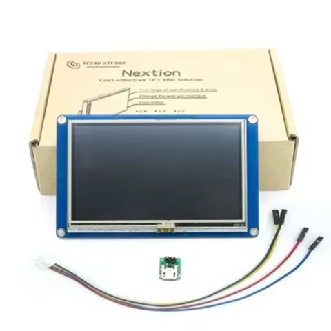 4.3" Inch Nextion HMI Intelligent Smart USART UART Serial Touch TFT LCD Module Display NX4827T043_01