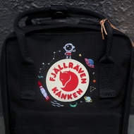 太空主題 -----Kanken mini / 黑----手工訂製
