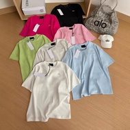 Alo Candy Color Fashionable Loose Fit Women's Casual T-Shirt