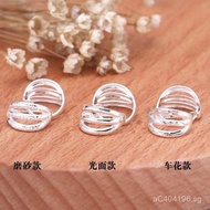 Smooth Earrings Ethnic Style Earrings Yi Silver Jewelry Huatai Sha Yinjia Pure Silver Car  Order thr