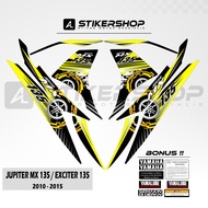 STIKER STRIPING JUPITER MX 135 LC EXCITER 135 2010 - 2015 GRAFIS VARIASI 009