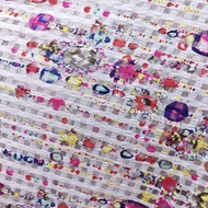 PREMIUM ORGANZA FABRIC WITH ABSTRACT MOTIF - ABSTRACT MOTIF FABRIC PRICE 0.5M