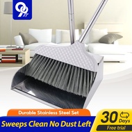 【Walis at Daspan】Stainless Steel Dustpan with Broom Scraper | Durable Heavy Duty Pandakot