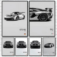 1PC Famous Brand Car SVJ GT3RS G80M3C GT3 RS Canvas Wall Painting Printing Poster Art Coffee 8OYF