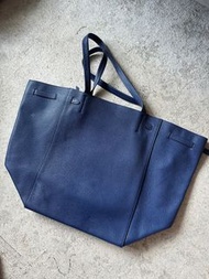 celine phantom cabas tote cobalt blue