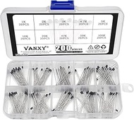 200Pcs NTC Thermistors Resistor MF52 1K 2K 3K 4.7K 5K 10K 20K 47K 50K 100K ohm B 3950 5% Thermal MF5