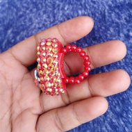 Tasbih Digital Swarovski Bunga Cincin Mutiara / Tasbih Digital Premium / Tasbih Digital Hias