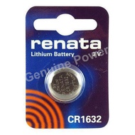 [Ready STOCK] 1 PCS Renata Coin Battery CR1632 (100% Original)