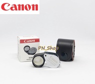 Canon Full HD 10x18mm กล้องส่องพระ /ส่องจิวเวอรรี่ เลนส์แก้วเคลือบมัลติโค๊ตตัดแสง บอดี๊ สีเงิน ฟรีซองหนัง พกพาสะดวก