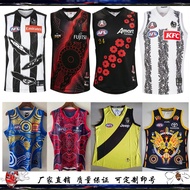 AFL Mr Deep native 2022 magpie ravens Richmond sleeveless vest RugbyJersey football clothes