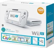 【代購】近全新 任天堂 Nintendo Wii U 主機 32GB Wii Sports Club 同捆組 日規機