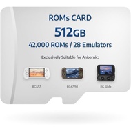 Kad Permainan 512G Dipramuat dengan 42000 Permainan Retro 28 Emulator Dipramuat untuk RG557RG477MRG 