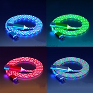 Luminous LED Type C USB Cable For Samsung  A06/A55/A15/A56/S24 Ultra  S21 S23 Huawei P30 P40 P60 Mat