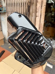 ครอบหม้อน้ำ(พร้อมส่ง)ศูนย์Giorno 125 /Pcx160 /Clik160 ใส่ได้ ทำเคฟล่าเปลือกแท้ศูนย์แท้ เงาสุดๆแล็คเก