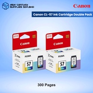 Canon CL-57 Color X 2 PCS (Twin Pack) Original Ink Cartridge / Canon E400 E410 E470 E417 E460 E477 E