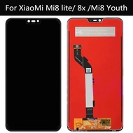 XM Mi 8 Lite / Mi 8X / Mi 8 Youth /  Mi8 Lite / LCD 6.26" Touch Screen Digitizer Glass @ M1808D2TE M