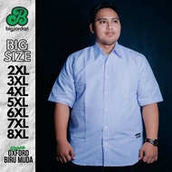 KEMEJA Men's Jumbo Short Sleeve Oxford Shirt 3xl 4xl 5xl 6xl 7xl 8xl Jumbo formal Shirt