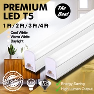 Premium LED T5 Tube Light Lamp Bulb Complete Set Ceiling Light Tube DL CW WW 3C 1ft/ 2ft/ 3ft/ 4ft H