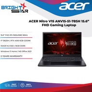 ACER Nitro V15 ANV15-51-78SH Gaming Laptop - 15.6" FHD 165Hz/I7-13620H/16GB DDR5/512GB SSD/RTX 4050 