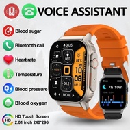 2024 Bluetooth Call Sports Heart Rate Monitor G41 Smart Watch 1.85 Inch Screen HRV Blood Pressure Blood Oxygen Health Smartwatch