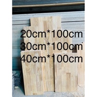 tấm gỗ làm kệ  kệ bếp ga . mặt bàn gỗ [GỖ THỊT  KHÔNG THẤM NƯỚC ] gỗ ghép cao su phủ keo