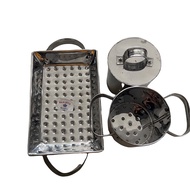 Ss cendol mold, stainless steel cendol mold, square sorong/, rust-proof/, cendol ice mold, shaved ce