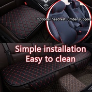 Universal Car Seat Cover Set Premium Leather Seat Cushion Front Seat Covers Suit for Kancil Viva Myvi Avanza Bezza Alza Axia Vios