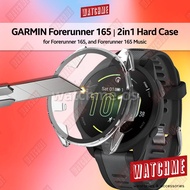 Garmin Forerunner 165 Protector Case, 2in1 Hard Casing With PC Glass Screen Cover (for garmin smart 
