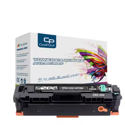 Civoprint CRG-054/H White Toner Cartridge Compatible for Canon ImageClass MF644Cdw MF642Cdw LBP622Cd