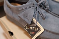 CLARKS ORIGINALS Wallabee GTX 灰藍 GORE-TEX