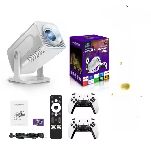 NEW HCS350 MAX Portable HD Video Retro Game Consoles 10000 Android 11 LCD Proyector Video Wifi Wirel