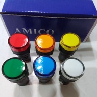 22mm LED PILOT LAMP 240VAC & 24VAC/DC