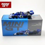 Mini GT 1:64 tyrrell P34 #4 #3 Patrick depailler1976 Thụy Điển GP 2nd Place 583 xe hợp kim mô hình 5