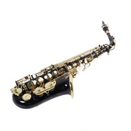 fangzi Eb Alto Saxophone Brass Lacquered Gold E Flat Sax 82Z Key Type Woodwind Instrument with Clean