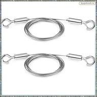 2PCS Adjustable Picture Hanging Wire Mirror Frame Kit 2M X1.5Mm Wire Rope
