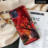 Casing Samsung A03 Terbaru - (AFC14) Case FLOWER BUNGA - Case Samsung A03 - Case Cowok Cewek - Case