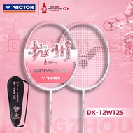 VICTOR DX-12 Badminton Racket With String + Bag + Grip (Thai Warranty)