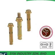SYW WALL PLUG SLEEVE ANCHOR 1/4X2" 5/16"X2-3/8  3/8"X3" 3/8"X4-1/2" 1/2"X3-1/8" 1/2"X4" 1/2"x5" 5/8"