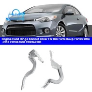 1Pair  Hood Hinge Cover 79110-A7600 79120-A7600 for  Forte Koup 2014-2018 Bonnet Hinge 79110A7600 79