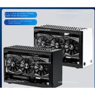 A50S itx mini small case Acrylic A4sfx side transparent RGB case cool fish G5PLUS K55
