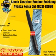 Rear Shock Absorber Breaker Avanza Xenia Old 48531-BZ090 ORIGINAL