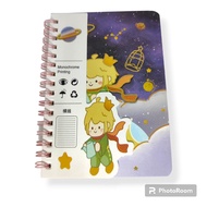 SHINOBI - Buku Diary / Agenda Spiral A6 Glitter Motif Le Petit Prince Isi 116 Halaman CYA6-068