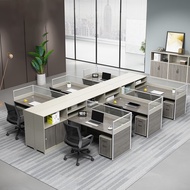 弗纳斯特（FUNASITE）职员桌246人财务桌卡座屏风简约现代工位高柜办公室电脑桌椅组合 定制办公工具=剪刀