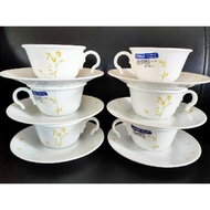 Corelle Kobe Cup &amp; Saucer Vitralle - Discontinue Item
