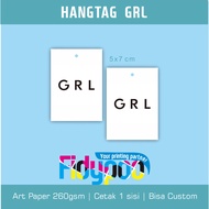 GRL Hangtag