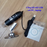 Kính hiển vi điện tử phóng đại 1600X kết nối điện thoại và máy tính Microscope