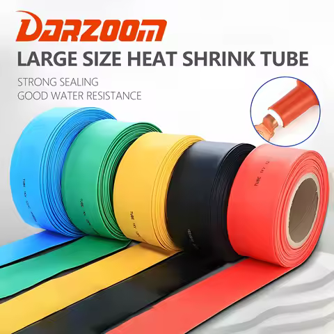 1M color 12/14/16/18/20/25/30/35/40/45/50/60/70/80mm heat shrinkable tube cable appliances household