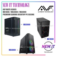 AVF MATX SERIES MX1000 / MX3000 / MX4000 PREMIUM GAMING DESKTOP PC CASING