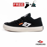 Fromzero - Sepatu Sneakers Cassual Pria Wanita Classic Low Black Size 36 - 45