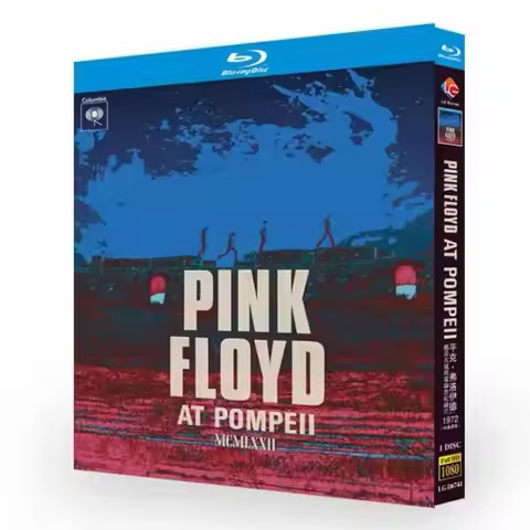 Pink Floyd At Pompeii (1972) Blu-ray DVD 1-Disc 1080P All Region Music Concert Movie Box Set